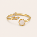 Sparkling Gold Opal Ring