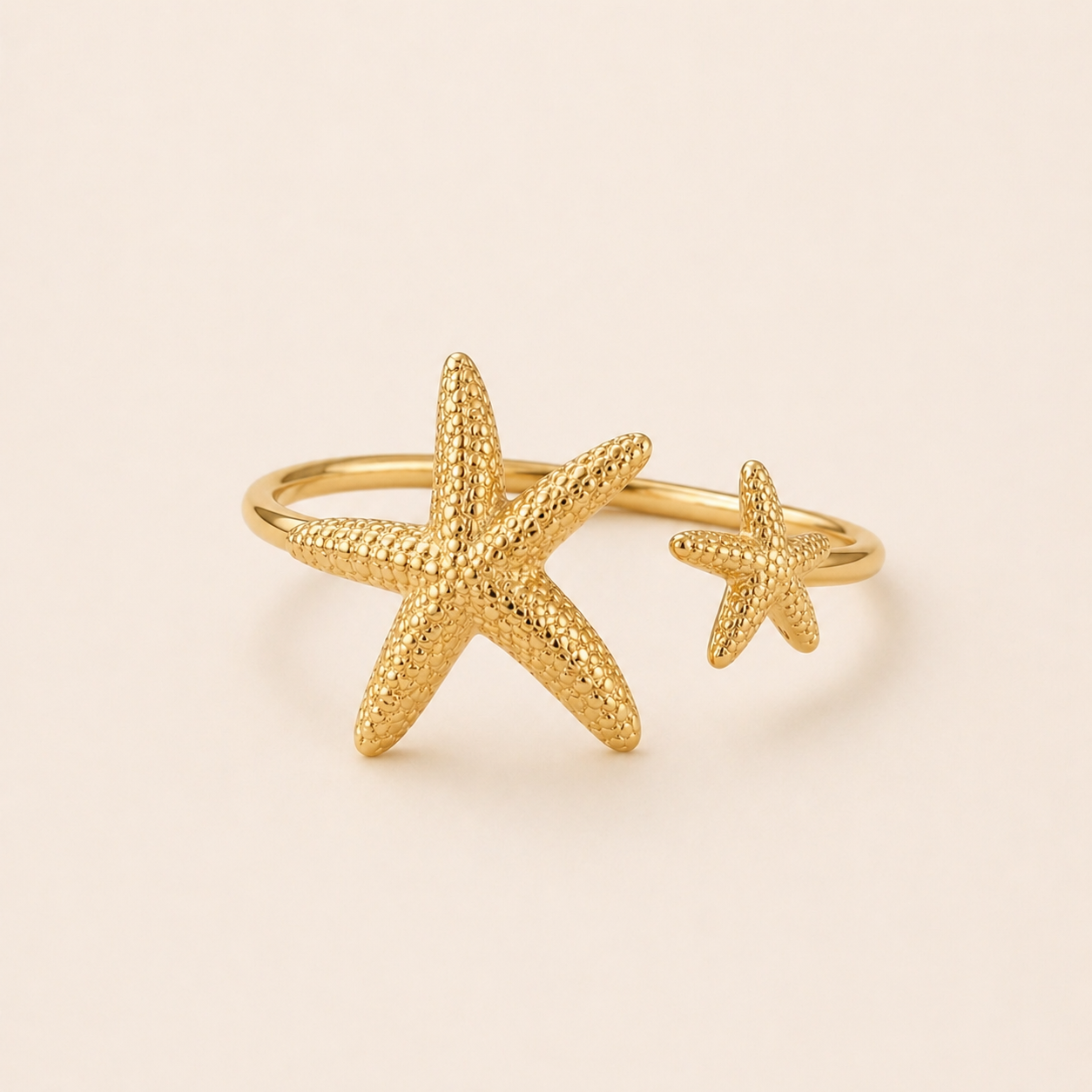 Starfish Summer Look Ring