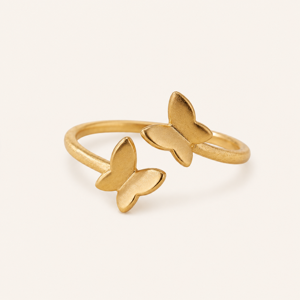 Elegant Butterfly Statement Ring