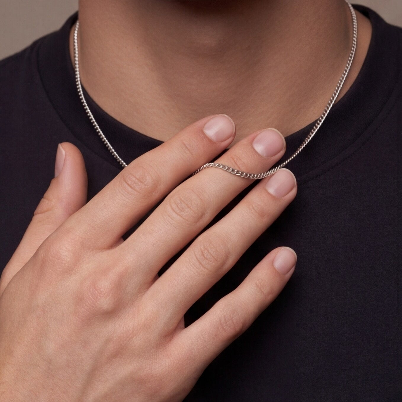 Simple Men's Necklace