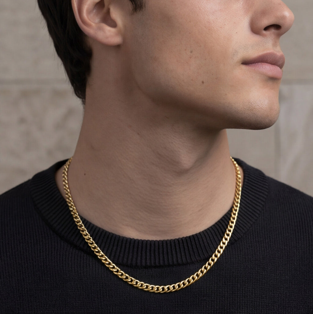 Modern Cuban Style Necklace