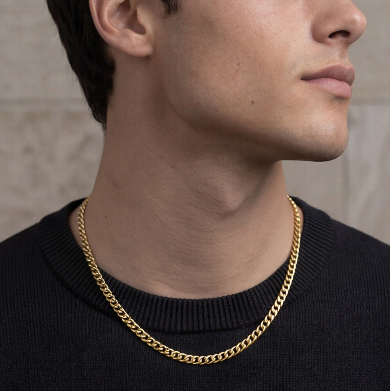 Modern Cuban Style Necklace