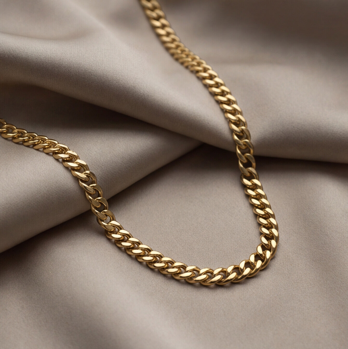 Modern Cuban Style Necklace