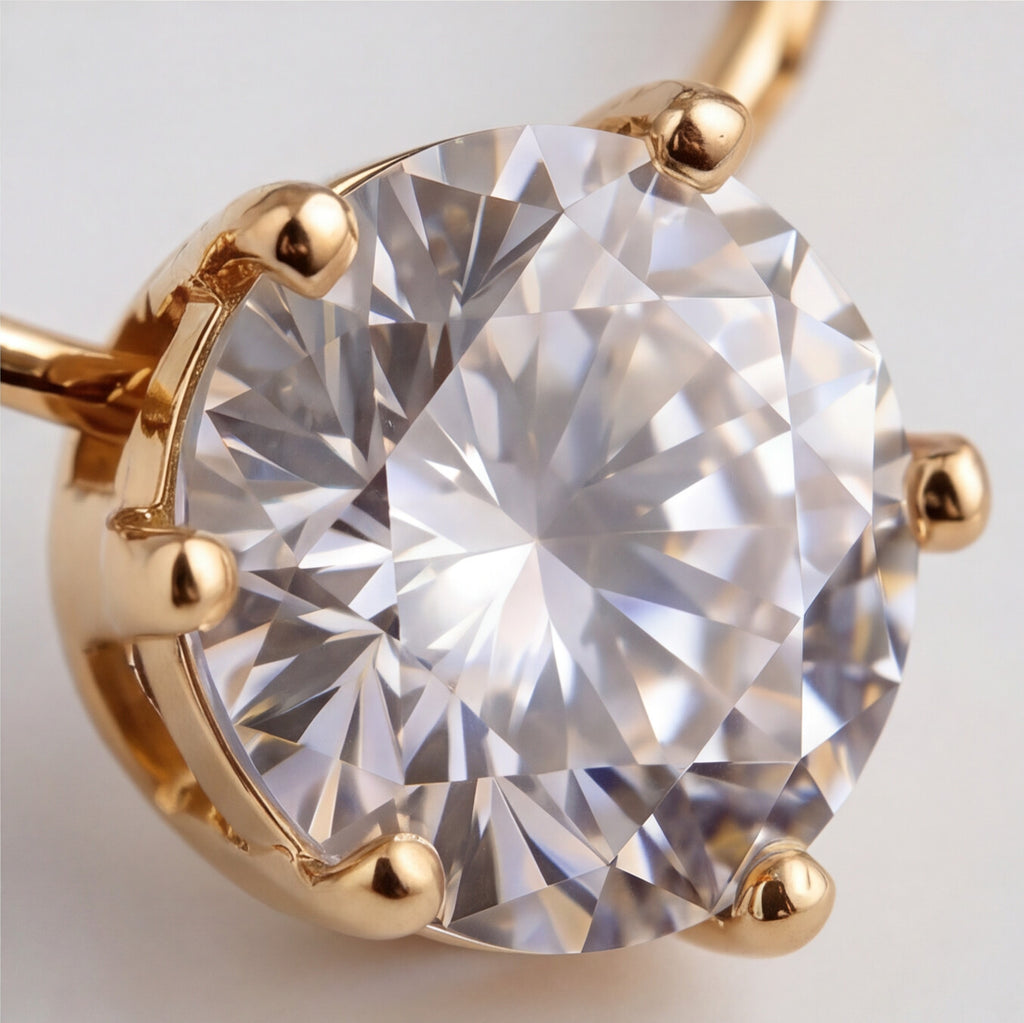 Elegant necklace with sparkling pendant