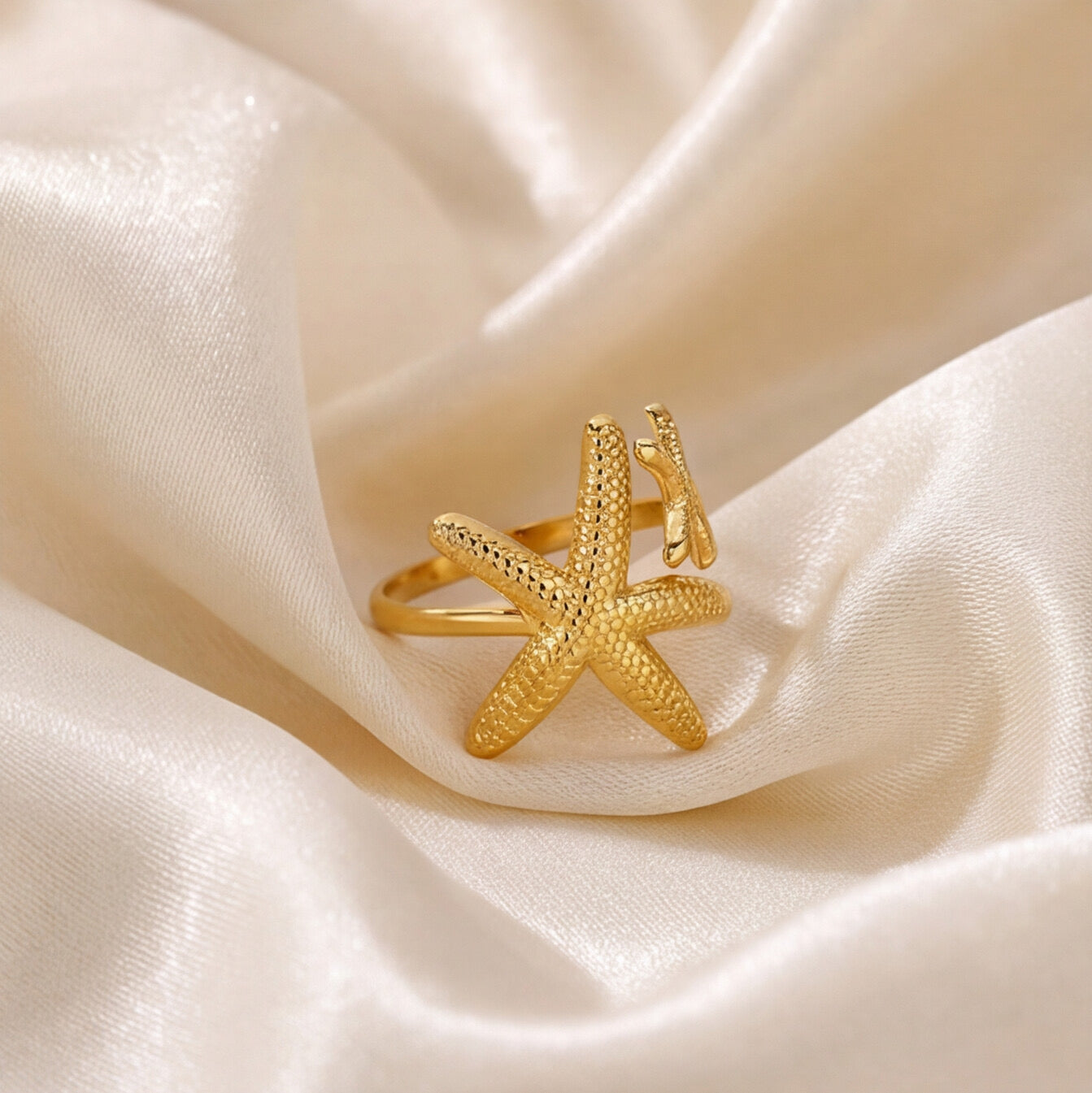 Starfish Summer Look Ring