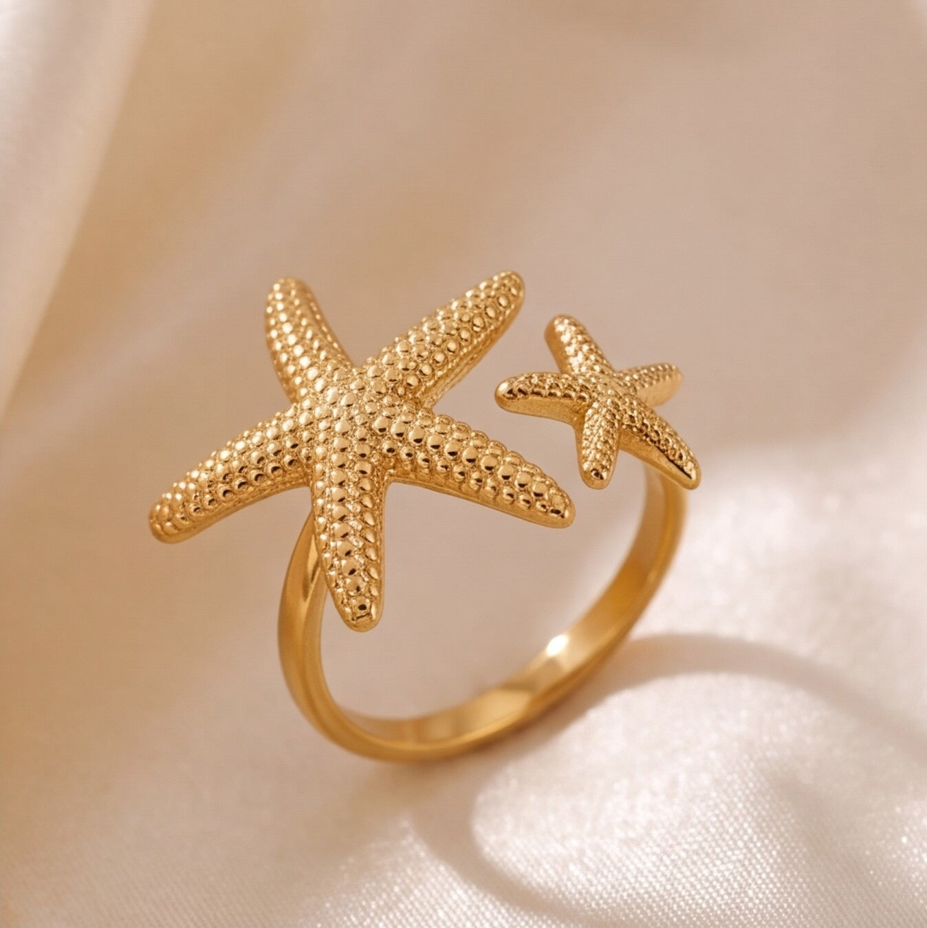 Starfish Summer Look Ring