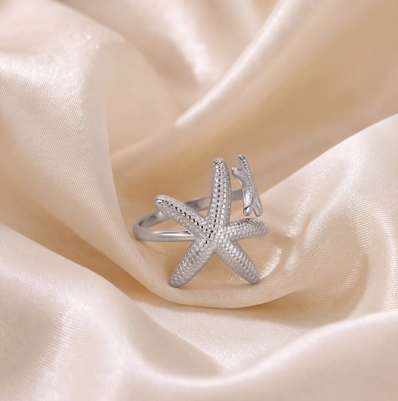 Starfish Summer Look Ring