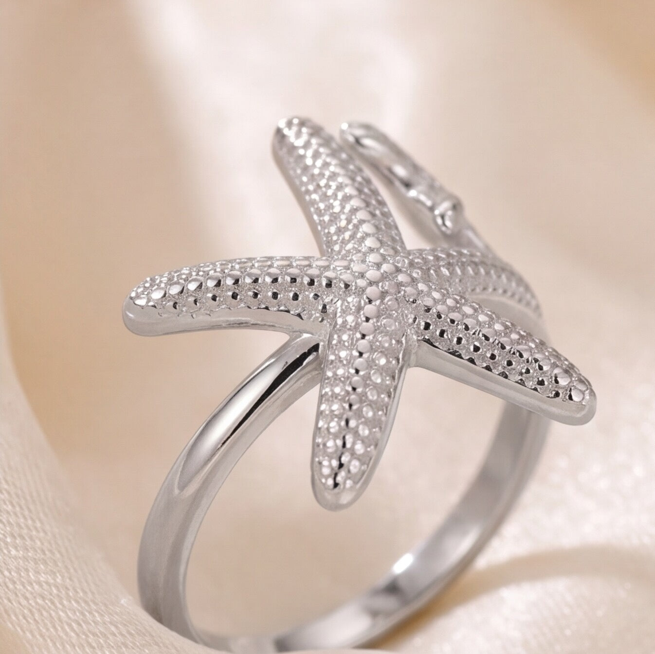 Starfish Summer Look Ring