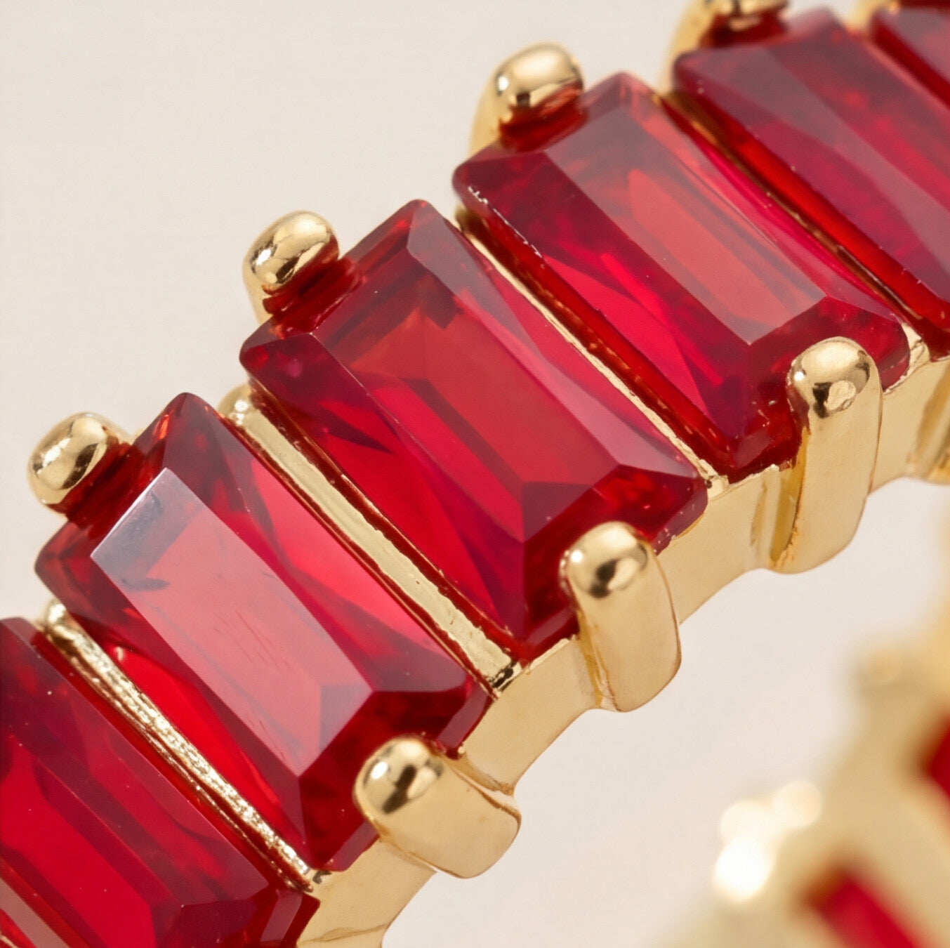 Adjustable Baguette Band Ring