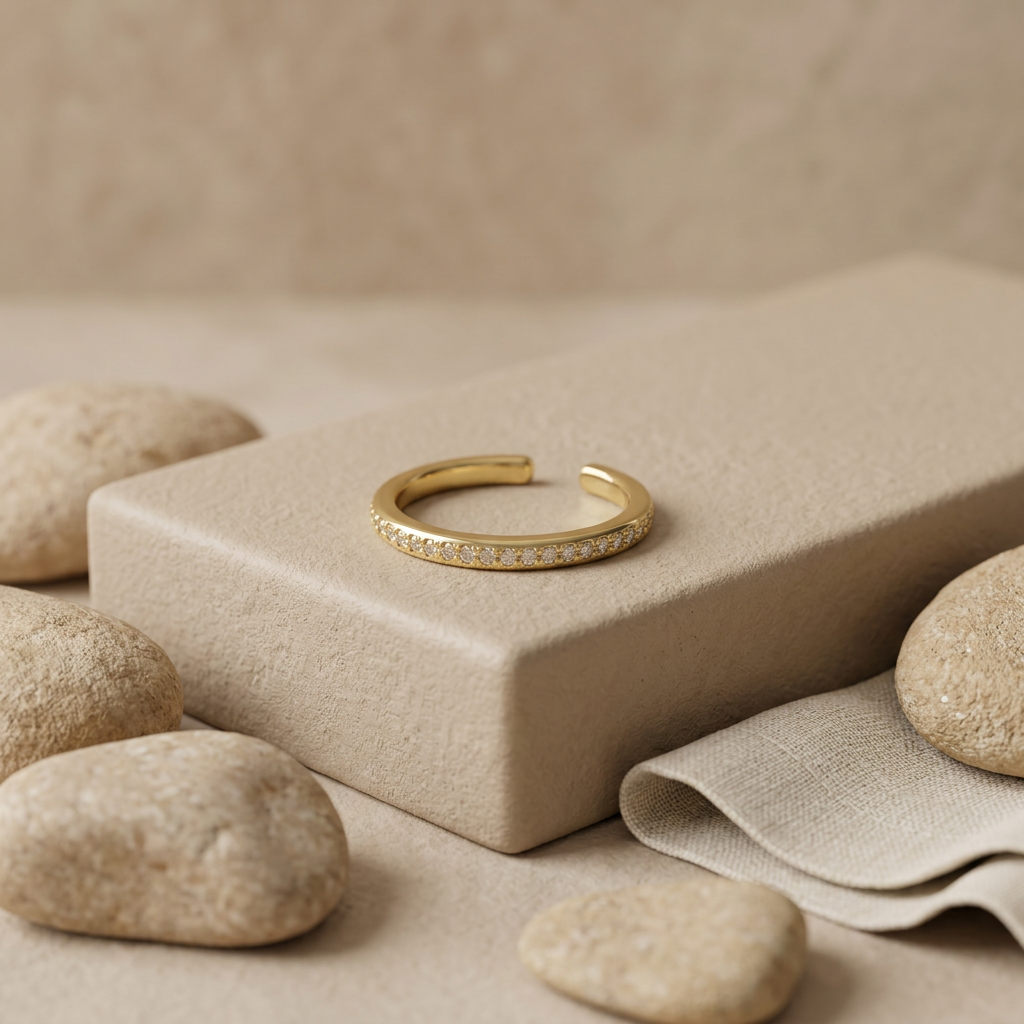 Elegant Pave Ring Deluxe