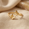 Elegant Butterfly Statement Ring