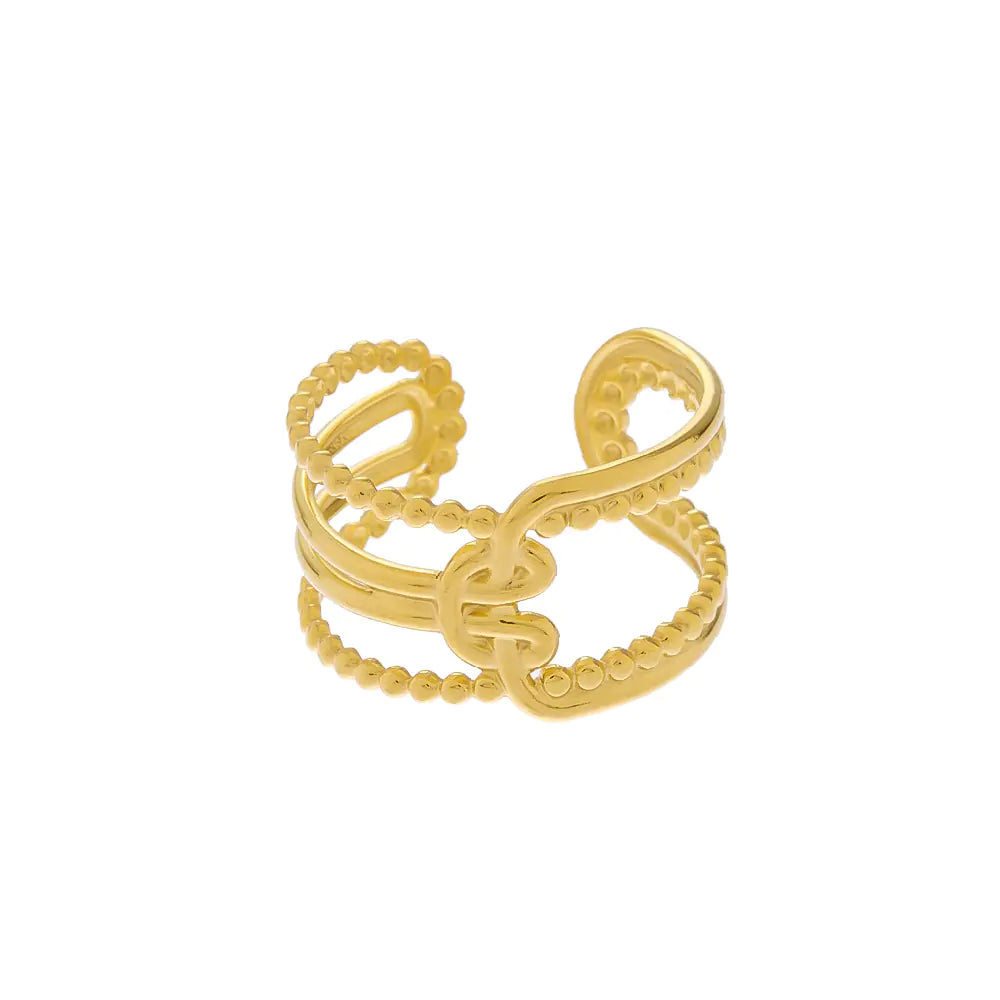 Golden Designer Ring for Women